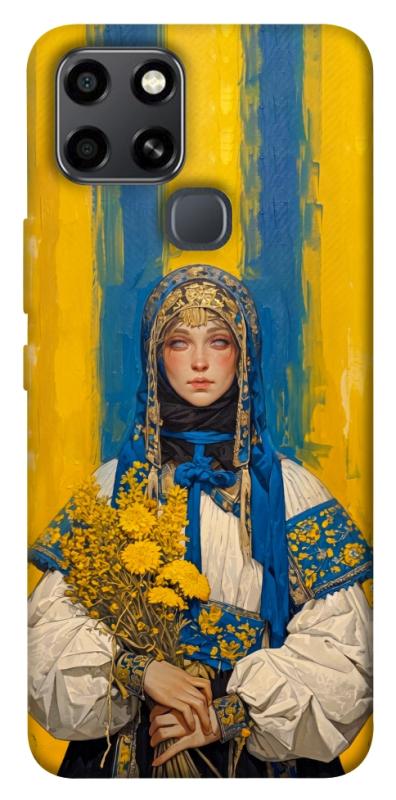 Чохол itsPrint Ukrainian woman для Infinix Smart 6, love ukraine, купити оптом з доставкою