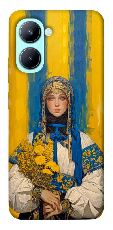 Чохол itsPrint Ukrainian woman для Realme C33, love ukraine, купити оптом з доставкою