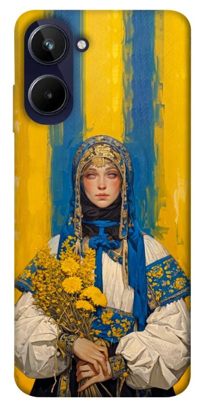 Чохол itsPrint Ukrainian woman для Realme 10 4G, love ukraine, купити оптом з доставкою