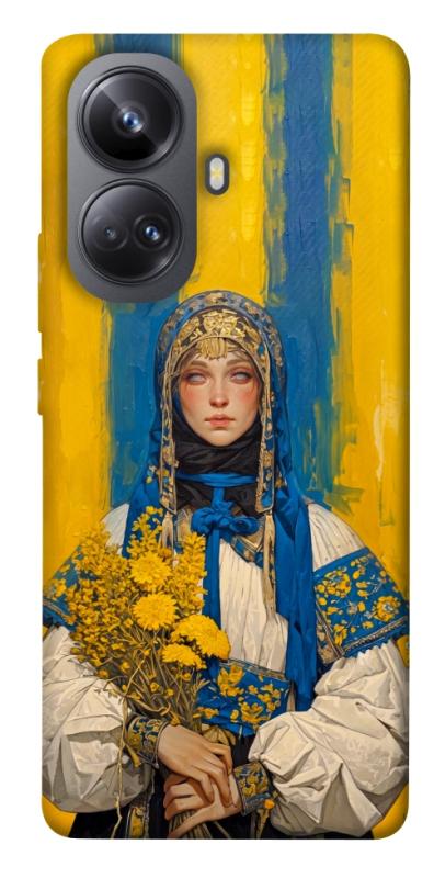 Чохол itsPrint Ukrainian woman для Realme 10 Pro+, love ukraine, купити оптом з доставкою