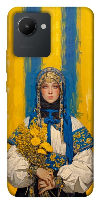 Чохол itsPrint Ukrainian woman для Realme C30s, love ukraine, купити оптом з доставкою