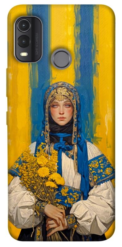 Чохол itsPrint Ukrainian woman для Nokia G11 Plus, love ukraine, купити оптом з доставкою