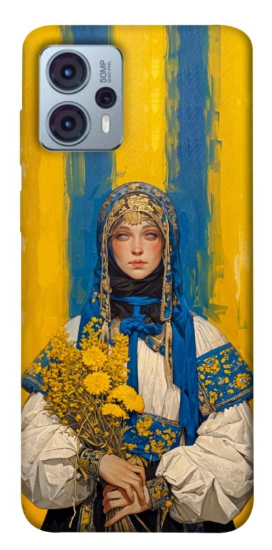 Чохол itsPrint Ukrainian woman для Motorola Moto G23, love ukraine, купити оптом з доставкою