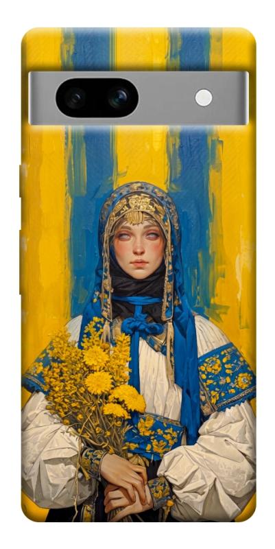 Чехол itsPrint Ukrainian woman для Google Pixel 7a, love ukraine, купить оптом с доставкой