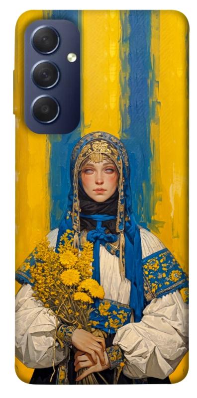 Чохол itsPrint Ukrainian woman для Samsung Galaxy M54 5G, love ukraine, купити оптом з доставкою