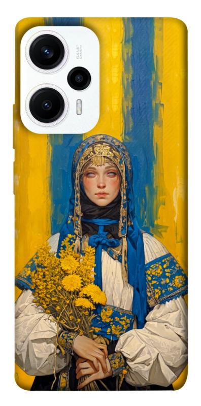 Чохол itsPrint Ukrainian woman для Xiaomi Poco F5 / Note 12 Turbo, love ukraine, купити оптом з доставкою