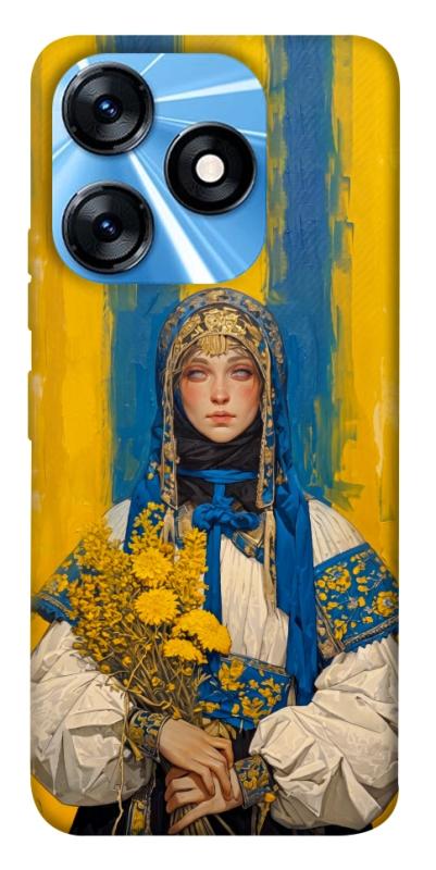 Чохол itsPrint Ukrainian woman для TECNO Spark 10 Pro, love ukraine, купити оптом з доставкою