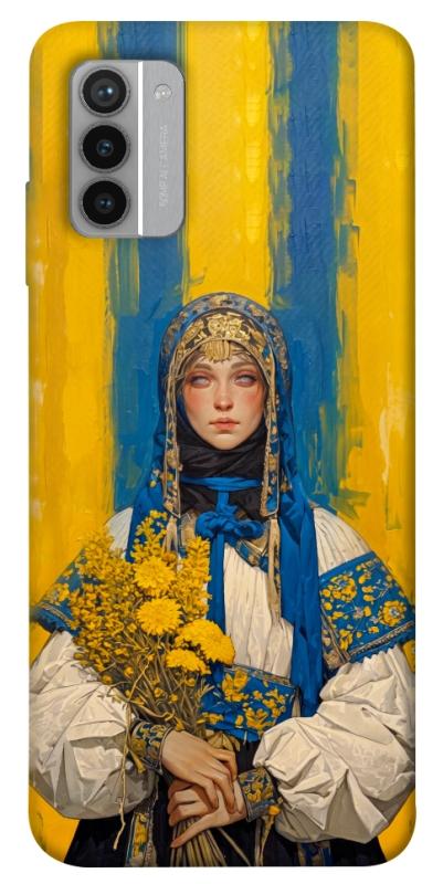 Чохол itsPrint Ukrainian woman для Nokia G42, love ukraine, купити оптом з доставкою