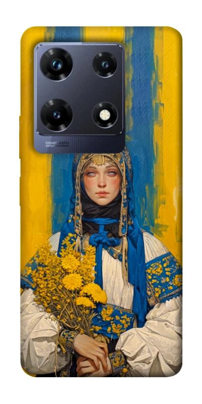 Чохол itsPrint Ukrainian woman для Infinix Note 30 Pro, love ukraine, купити оптом з доставкою