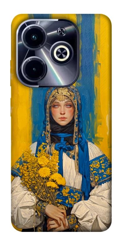 Чохол itsPrint Ukrainian woman для Infinix Hot 40i, love ukraine, купити оптом з доставкою