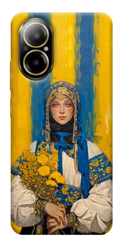 Чохол itsPrint Ukrainian woman для Realme C67 4G, love ukraine, купити оптом з доставкою