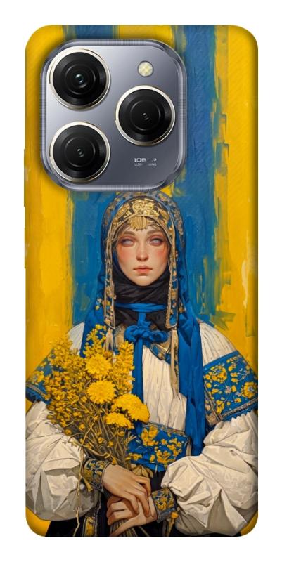 Чохол itsPrint Ukrainian woman для TECNO Spark 20 Pro, love ukraine, купити оптом з доставкою