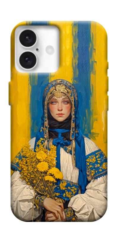 Чохол itsPrint Ukrainian woman для Apple iPhone 16 (6.1"), love ukraine, купити оптом з доставкою