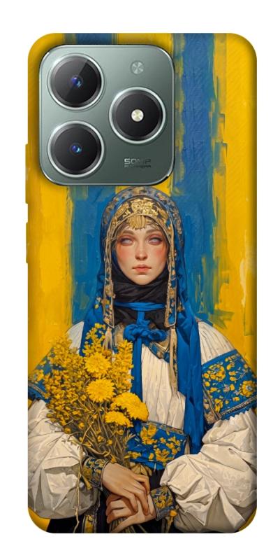 Чохол itsPrint Ukrainian woman для Realme C61 4G, love ukraine, купити оптом з доставкою