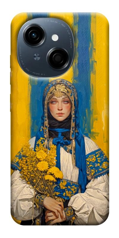 Чохол itsPrint Ukrainian woman для TECNO Spark Go 1, love ukraine, купити оптом з доставкою