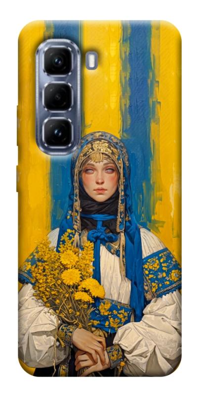 Чохол itsPrint Ukrainian woman для Infinix Hot 50 Pro, love ukraine, купити оптом з доставкою