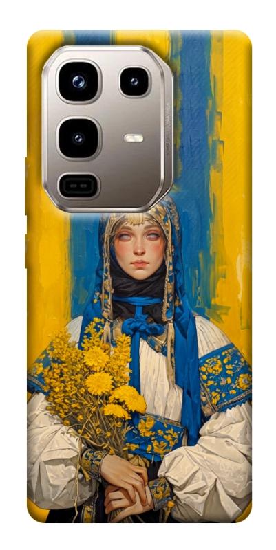 Чехол itsPrint Ukrainian woman для Infinix Note 50 Pro 4G, love ukraine, купить оптом с доставкой