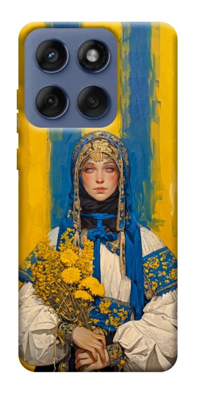 Чохол itsPrint Ukrainian woman для Motorola Edge 60 Fusion, love ukraine, купити оптом з доставкою