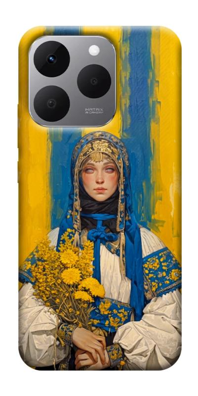 Чохол itsPrint Ukrainian woman для Realme 15T, love ukraine, купити оптом з доставкою