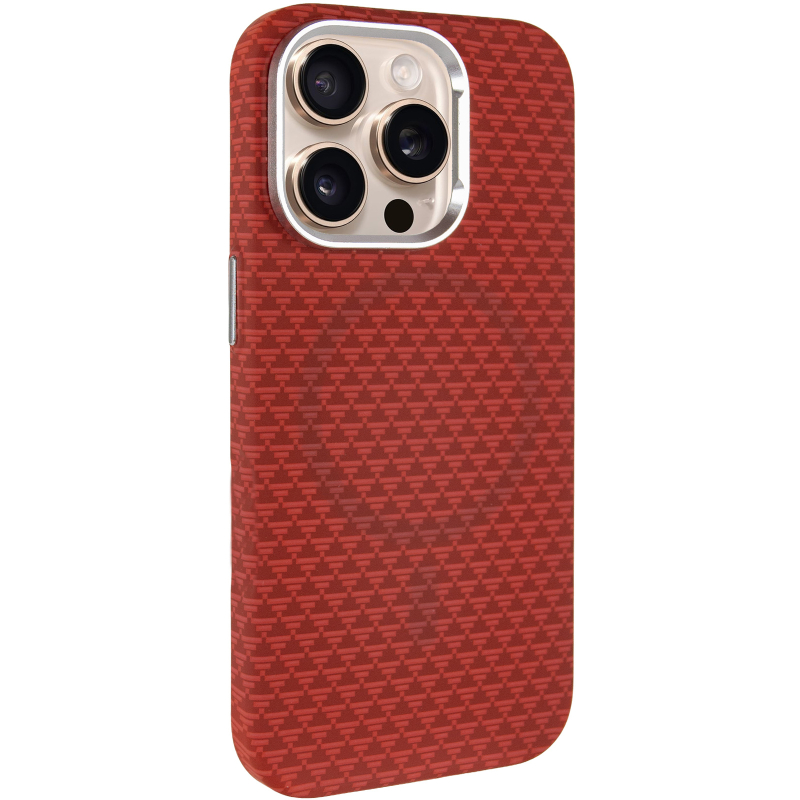 Чохол TPU+PC KVZV Triangular Pattern with Magnetic Fit для Apple iPhone 15 Pro (6.3) на малюнкі №1