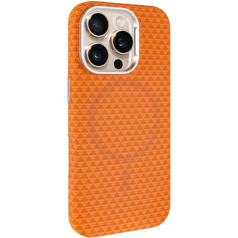 Чехол TPU+PC KVZV Triangular Pattern with Magnetic Fit для Apple iPhone 15 Pro Max (6.9) на картинке №1