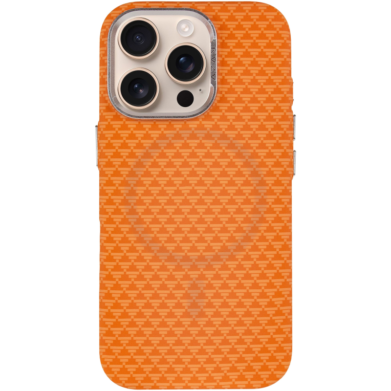 Чехол TPU+PC KVZV Triangular Pattern with Magnetic Fit для Apple iPhone 15 Pro Max (6.9) на картинке №2