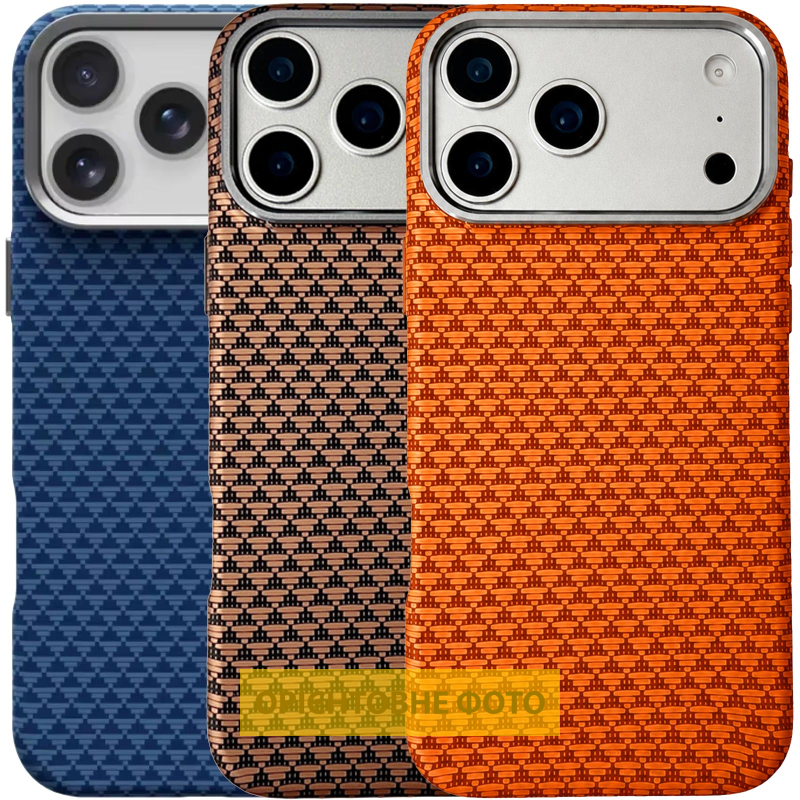 Чохол TPU+PC KVZV Triangular Pattern with Magnetic Fit для Apple iPhone 16 Pro (6.3"), купити оптом з доставкою