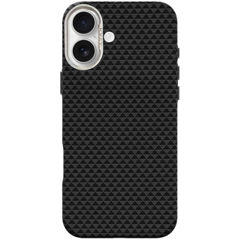 Чохол TPU+PC KVZV Triangular Pattern with Magnetic Fit для Apple iPhone 17 (6.3) на малюнкі №1