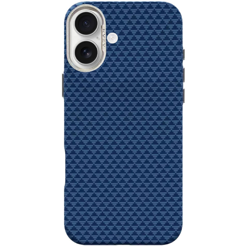 Чохол TPU+PC KVZV Triangular Pattern with Magnetic Fit для Apple iPhone 17 (6.3) на малюнкі №1