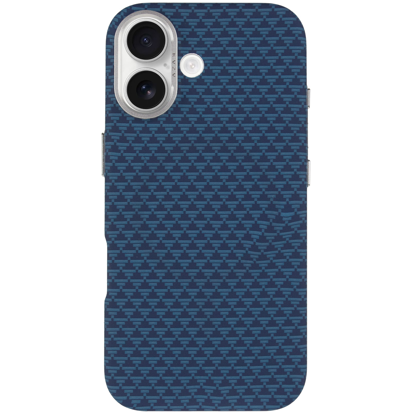 Чехол TPU+PC KVZV Triangular Pattern with Magnetic Fit для Apple iPhone 17 (6.3"), Blue 1, TPU+PC, купить оптом с доставкой