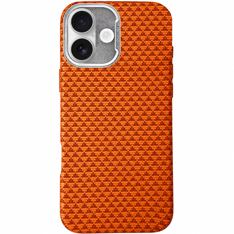 Чохол TPU+PC KVZV Triangular Pattern with Magnetic Fit для Apple iPhone 17 (6.3) на малюнкі №1