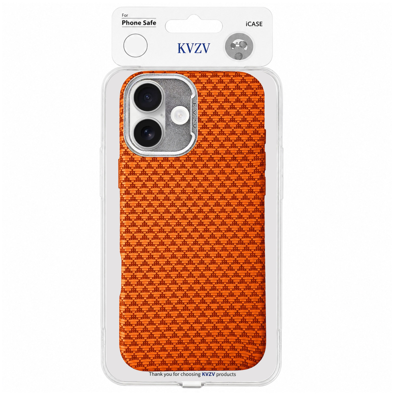 Чохол TPU+PC KVZV Triangular Pattern with Magnetic Fit для Apple iPhone 17 (6.3) на малюнкі №2