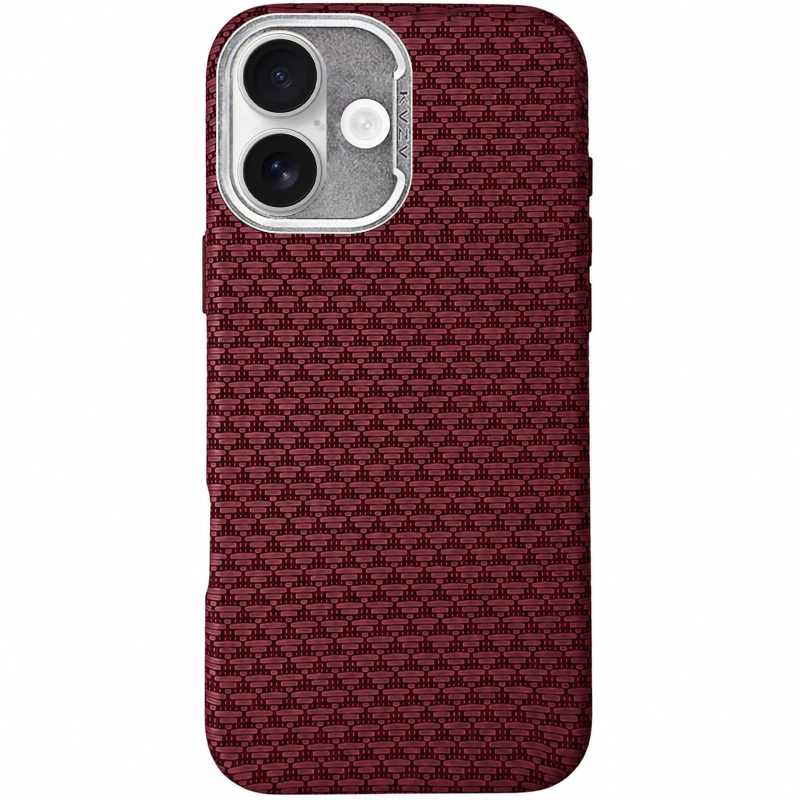 Чохол TPU+PC KVZV Triangular Pattern with Magnetic Fit для Apple iPhone 17 (6.3) на малюнкі №1