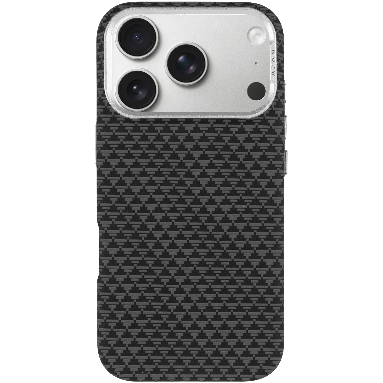 Чехол TPU+PC KVZV Triangular Pattern with Magnetic Fit для Apple iPhone 17 Pro / 18 Pro (6.3"), Black 2, TPU+PC, купить оптом с доставкой