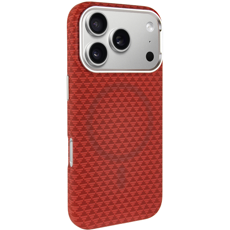 Чохол TPU+PC KVZV Triangular Pattern with Magnetic Fit для Apple iPhone 17 Pro / 18 Pro (6.3) на малюнкі №1
