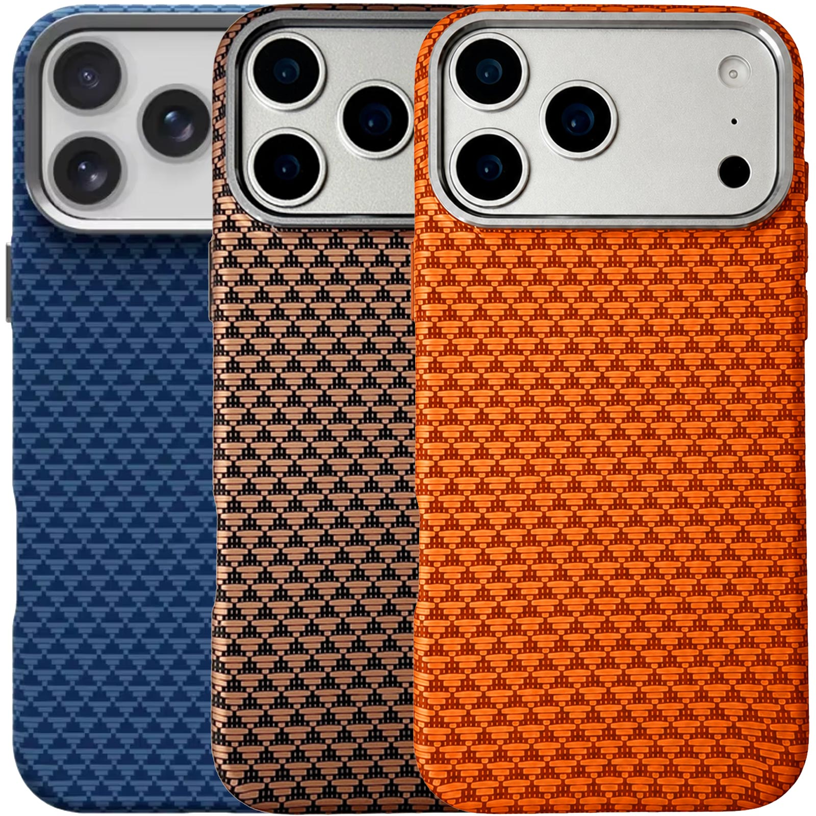 Чохол TPU+PC KVZV Triangular Pattern with Magnetic Fit для Apple iPhone 17 Pro Max / 18 Pro Max 6.9, купити оптом з доставкою