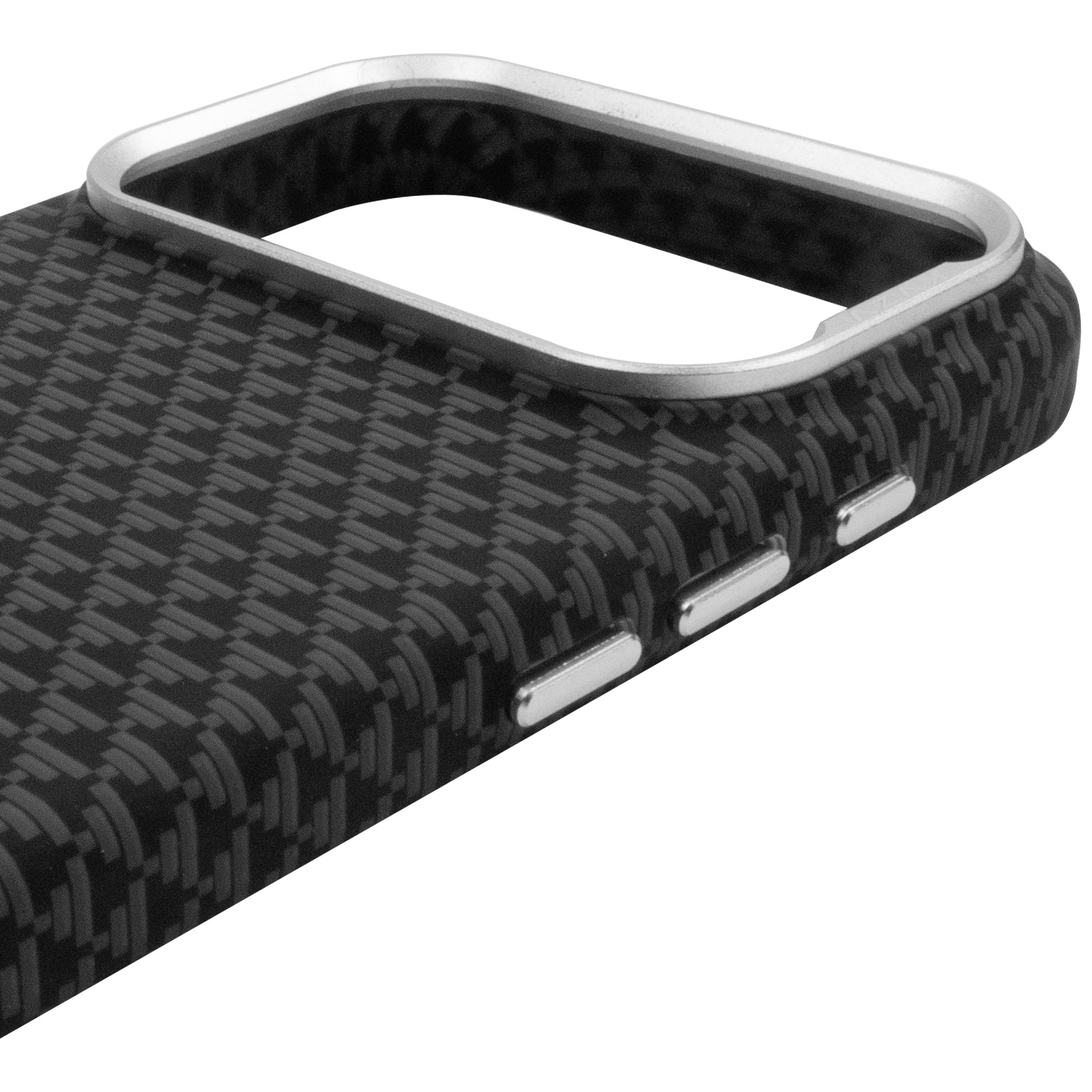 Чехол TPU+PC KVZV Triangular Pattern with Magnetic Fit для Apple iPhone 17 Pro Max / 18 Pro Max 6.9, Black 4, TPU+PC, купить оптом с доставкой