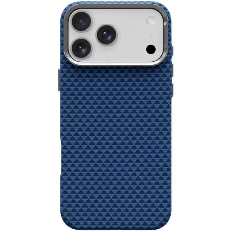 Чохол TPU+PC KVZV Triangular Pattern with Magnetic Fit для Apple iPhone 17 Pro Max / 18 Pro Max 6.9, Blue, купити оптом з доставкою