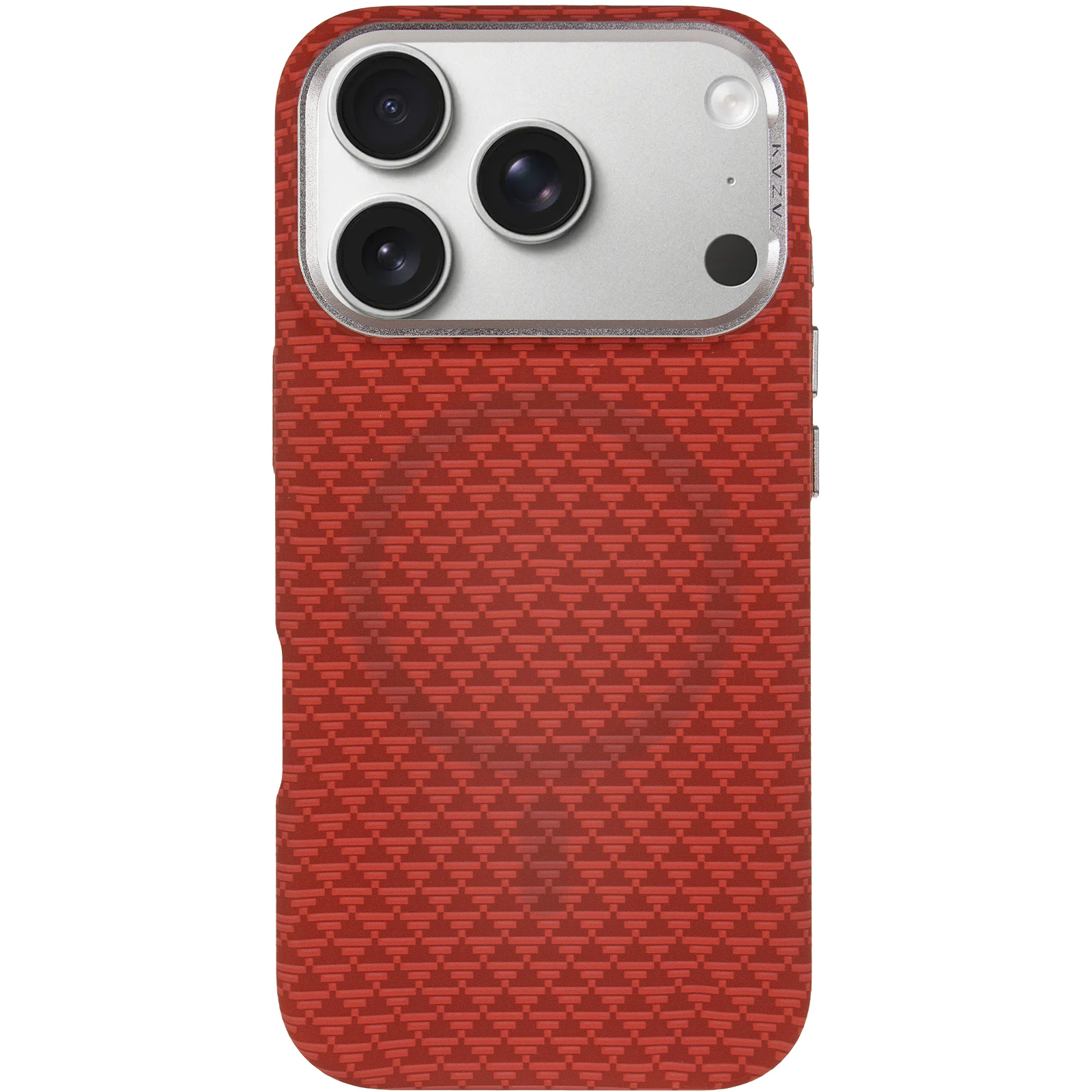 Чехол TPU+PC KVZV Triangular Pattern with Magnetic Fit для Apple iPhone 17 Pro Max / 18 Pro Max 6.9, Red 1, TPU+PC, купить оптом с доставкой