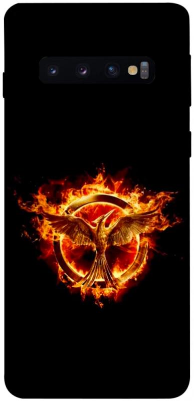 Чохол itsPrint Hunger games logo для Samsung Galaxy S10, кіно, купити оптом з доставкою