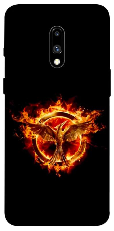 Чохол itsPrint Hunger games logo для OnePlus 7, кіно, купити оптом з доставкою