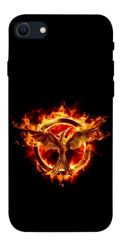 Чохол itsPrint Hunger games logo для Apple iPhone SE (2020), кіно, купити оптом з доставкою