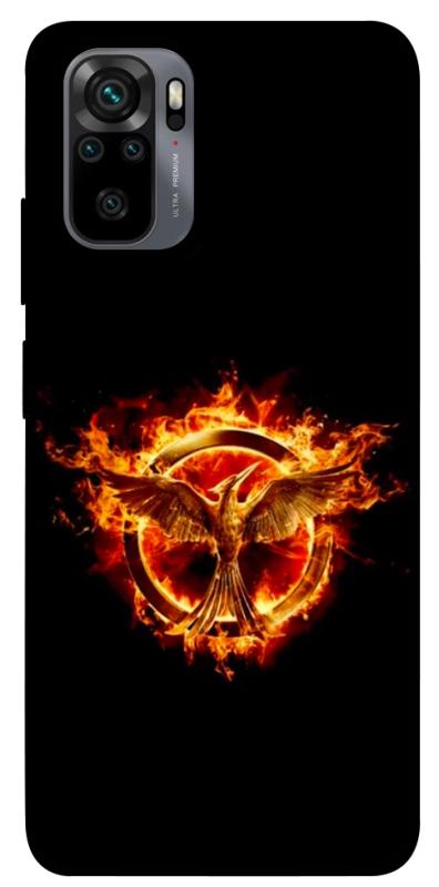 Чохол itsPrint Hunger games logo для Xiaomi Redmi Note 10 / Note 10s, кіно, купити оптом з доставкою