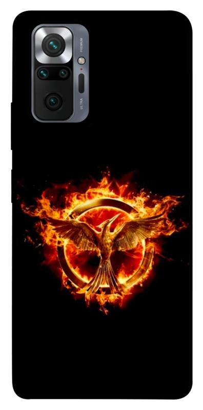 Чохол itsPrint Hunger games logo для Xiaomi Redmi Note 10 Pro, кіно, купити оптом з доставкою