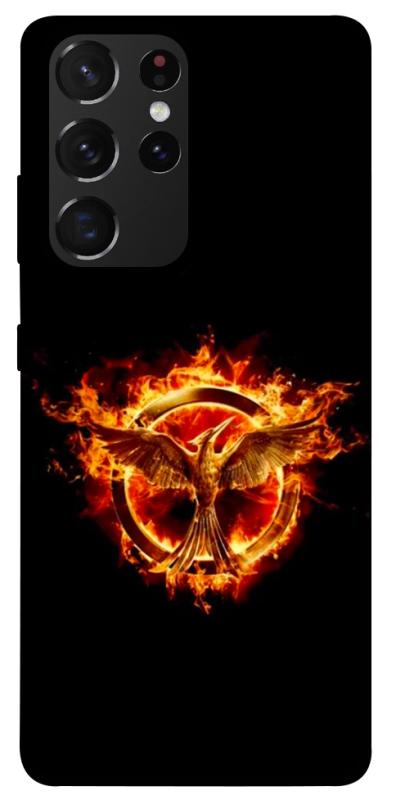 Чохол itsPrint Hunger games logo для Samsung Galaxy S21 Ultra, кіно, купити оптом з доставкою