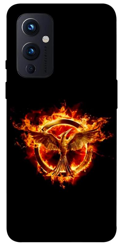 Чохол itsPrint Hunger games logo для OnePlus 9, кіно, купити оптом з доставкою