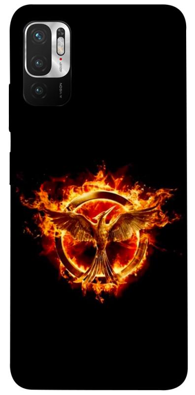 Чохол itsPrint Hunger games logo для Xiaomi Redmi Note 10 5G, кіно, купити оптом з доставкою