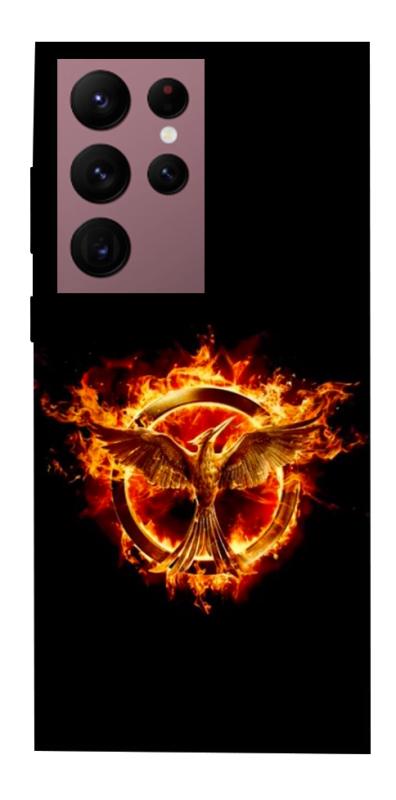 Чохол itsPrint Hunger games logo для Samsung Galaxy S22 Ultra, кіно, купити оптом з доставкою