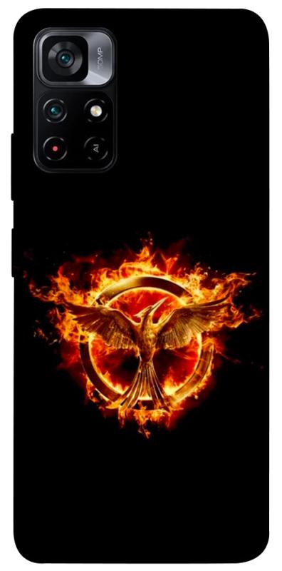 Чохол itsPrint Hunger games logo для Xiaomi Poco M4 Pro 5G, кіно, купити оптом з доставкою