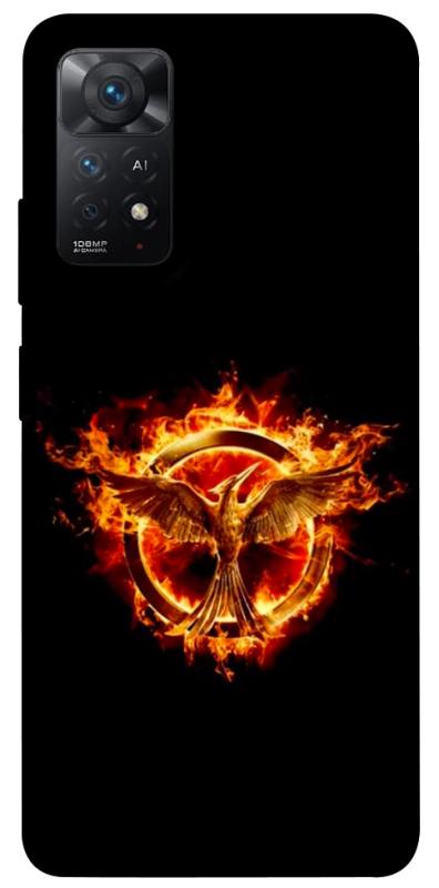 Чохол itsPrint Hunger games logo для Xiaomi Redmi Note 11 Pro 4G/5G, кіно, купити оптом з доставкою